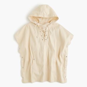 J.Crew collection denim poncho